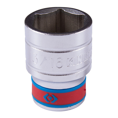 KING TONY (433526S) Головка торцевая стандартная шестигранная 1/2", дюймовая 13/16"