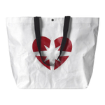 FINITE LOOP Recycled Polyester Backpack Unisex White