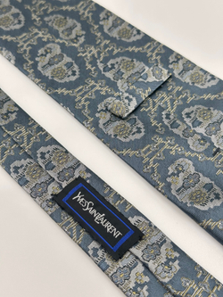 Галстук серый Yves Saint Laurent