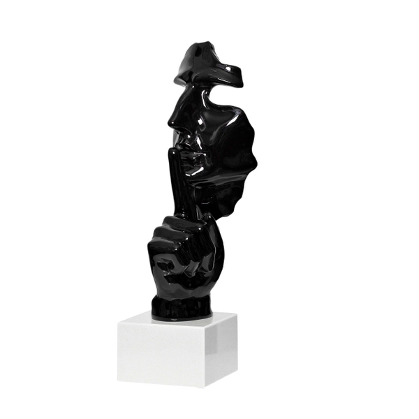 Статуэтка Молчание Garda Decor черный