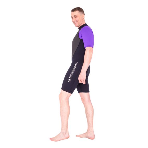 Гидрокостюм Scorpena Hawaii Shorty мужской фиолетовый