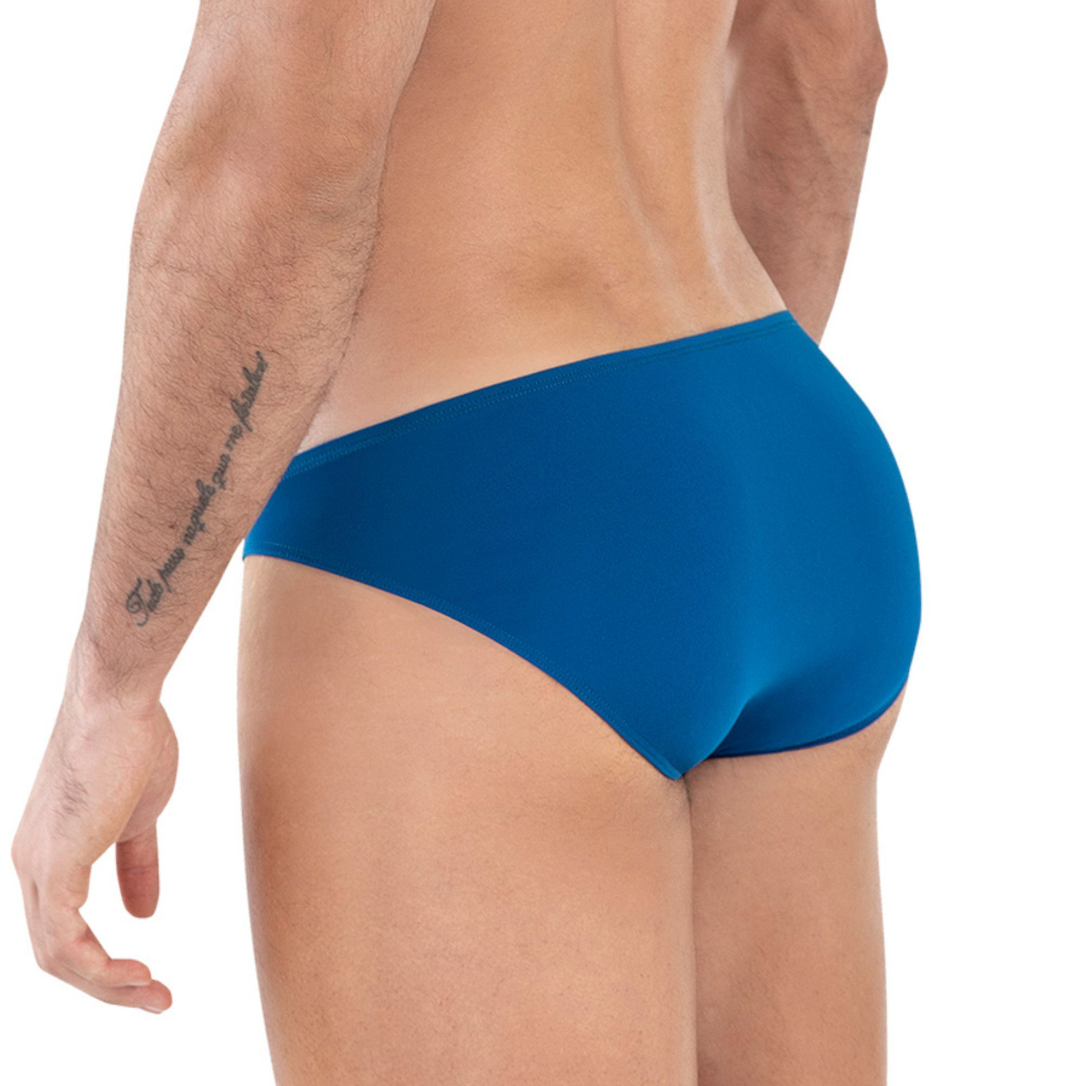 Синие трусы-слипы с узким бочком Beatnik Brief Bikini (Размер: M) (Цвет: синий)