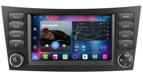Магнитола для Mercedes-Benz E (W211) 2002-2010, CLS W219 - FarCar S500+TS105, дисплей 7" на Android 14, Быстрая, CarPlay, 4G SIM-слот