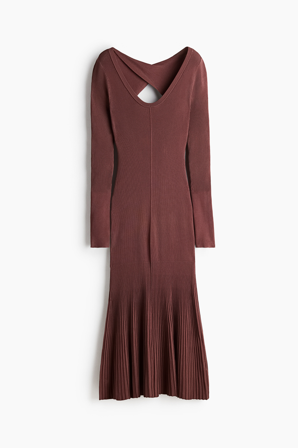 Трикотажное платье с перекрутом - H&M