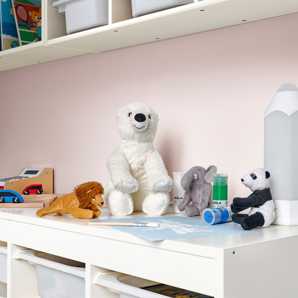 IKEA SNUTTIG  (ИКЕА СНУТТИГ)  -  Мягкая игрушка - белый полярный медведь 29 см