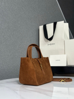 Женская сумка Saint Laurent Bea — коньячная — фото 4