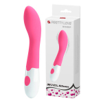 Розовый вибратор для G-стимуляции 18,2см Pretty Love Bishop BI-014220