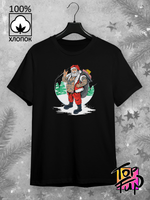 Футболка Rock n roll Santa Claus