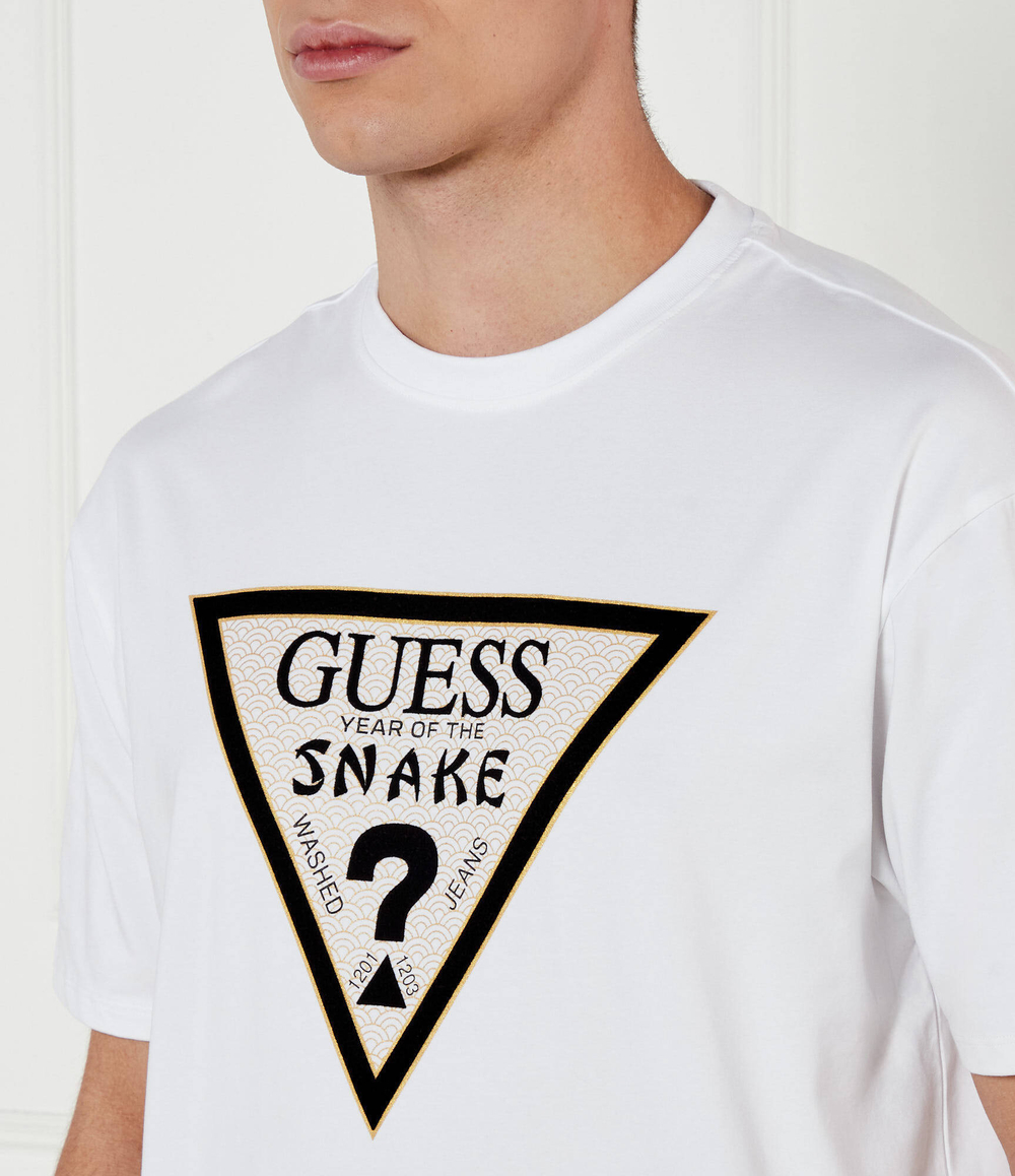 Футболка SNAKE GUESS - белый(M5RI91 KAC30)