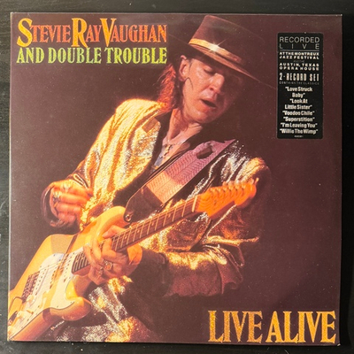 Stevie Ray Vaughan And Double Trouble – Live Alive 2LP (Голландия 1986г.)
