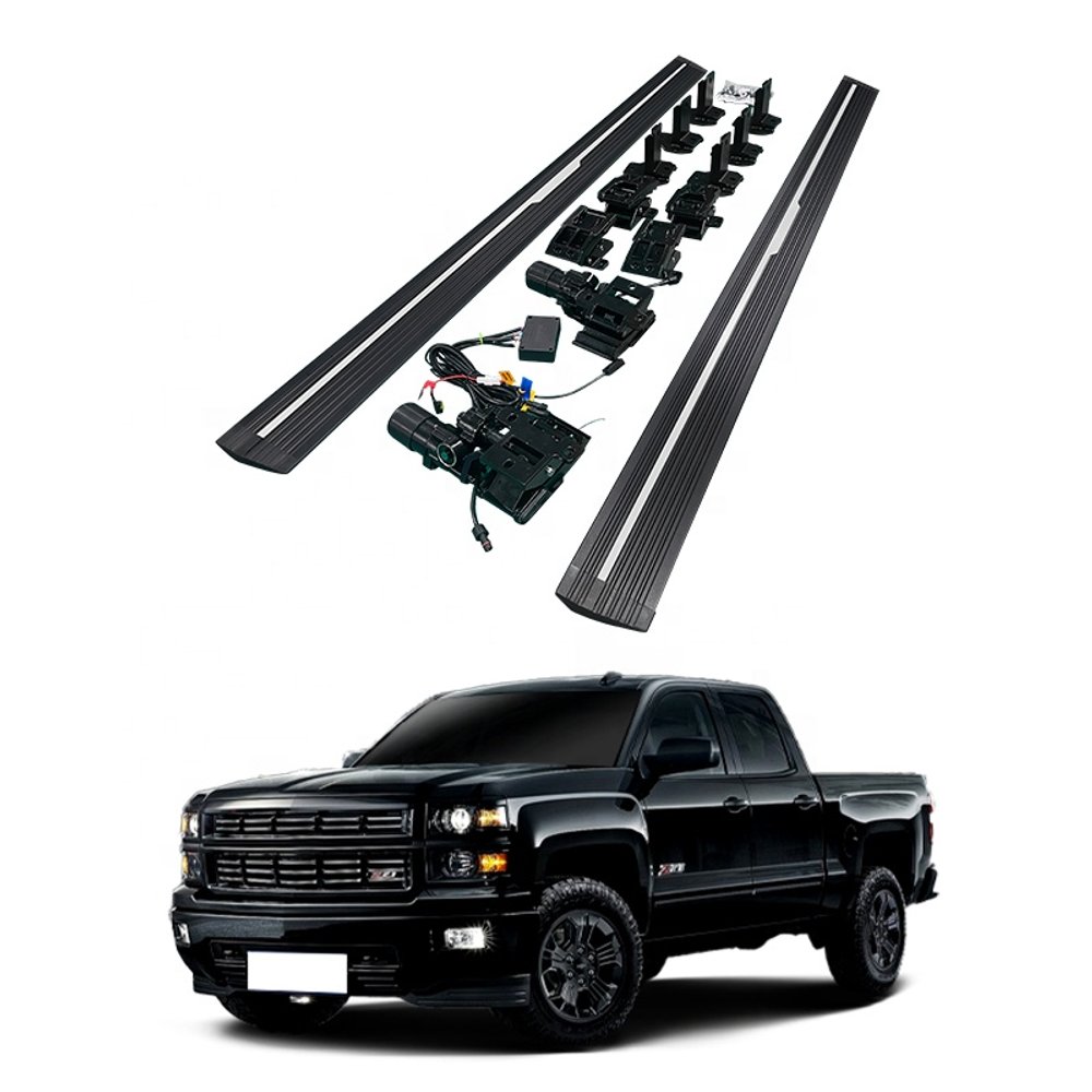 Электрические боковые пороги для Chevrolet Silverado 1500 и GMC Sierra 2018-2023