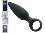 Чёрная анальная пробка Butt Plug - 10,8 см. (Цвет: черный)