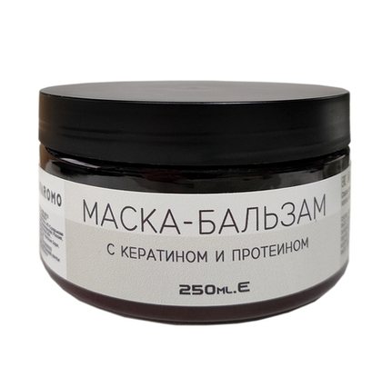 Маска-бальзам для волос с кератином увлажняющая
