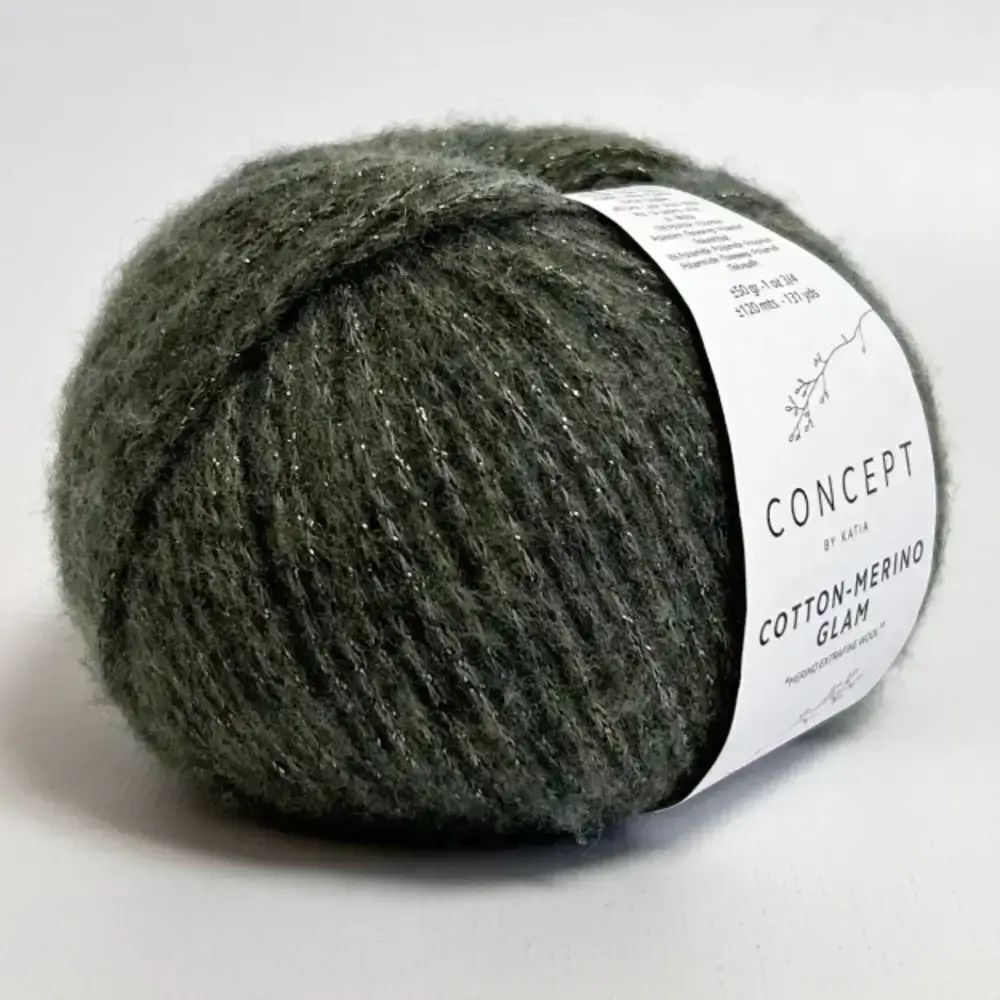 Пряжа Katia Concept Cotton Merino Glam - 306