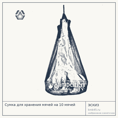 Сумка для хранения мячей на 10 мячей