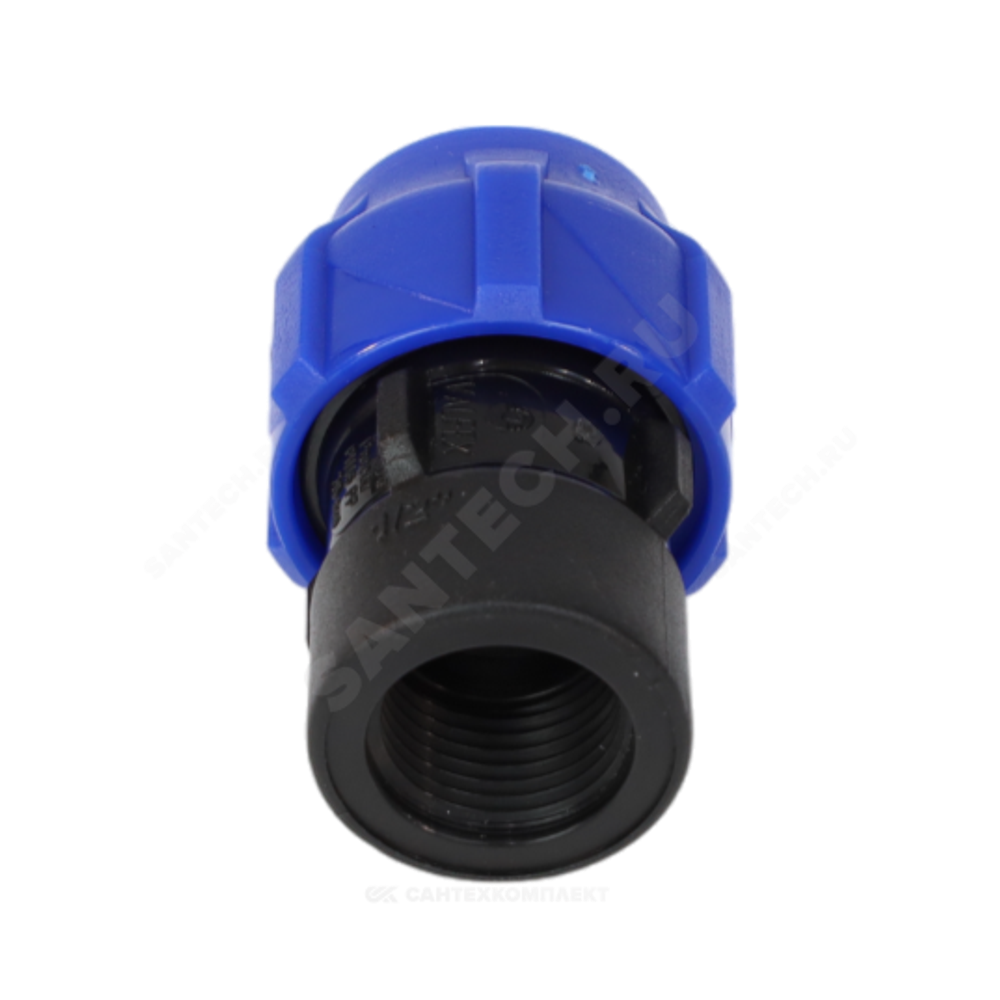 Муфта компрессионная ПЭ Дн 40х1 1/4" ВР Ру16 VALFEX 121001240114
