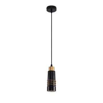 Подвесной светильник 1*E27 8361/1A золото/черный LILO Lumion