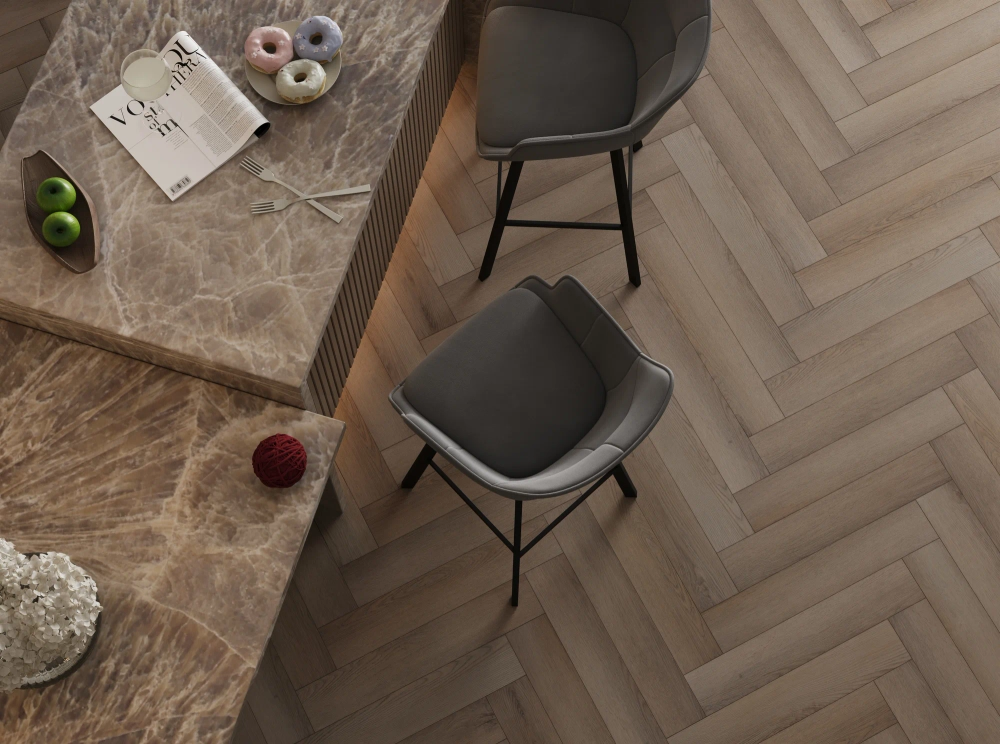 Кварц-винил SPC My Step Aqua Аква 5,05 мм Берн