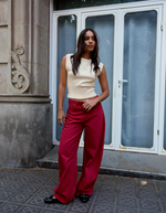Женские брюки barrel с пряжкой сзади - BERSHKA