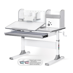 Письменный стол для школьников Ergokids Vancouver BD-620 с полкой-надстройкой
