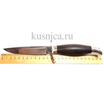 Нож Финка НКВД Коваль из кованой стали 110х18, рукоять дерево
