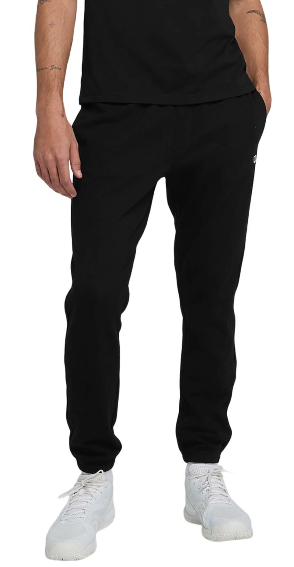 Мужские теннисные штаны Wilson Unisex Crew Pant - черный