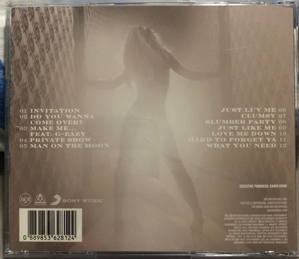 Britney Spears — Glory (CD)