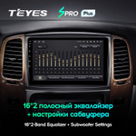 Teyes SPRO Plus 10,2"для Toyota Land Cruiser 100, Lexus LX 2002-2007