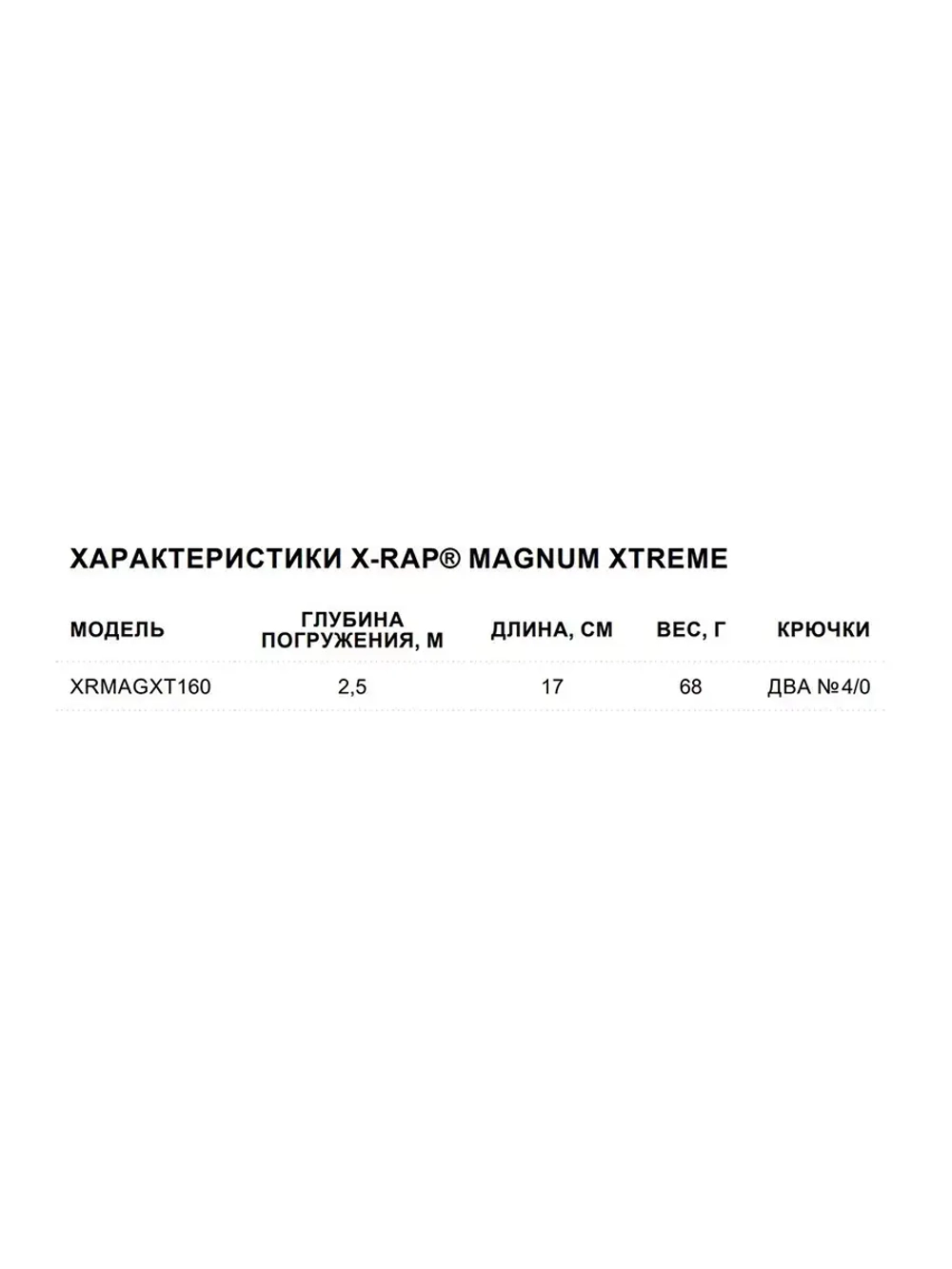 Воблер X-Rap Magnum Xtreme160 16см 68гр цвет HDBTO плавающий