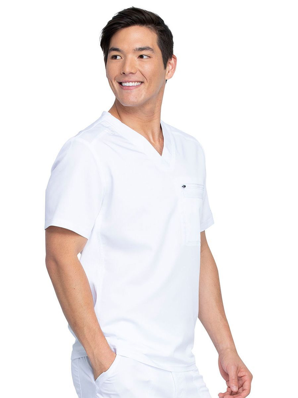 Топ медицинский мужской Dickies Balance DK865, белый, XL
