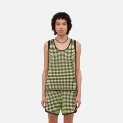 Майка унисекс Adidas X Wales Bonner Crochet Vest Semi Frozen Yellow/Night Brown