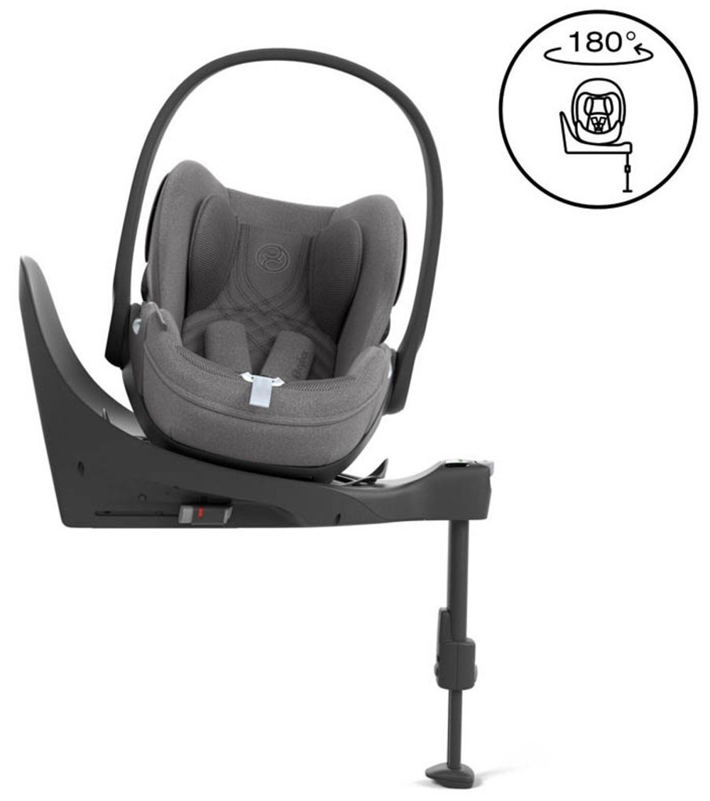 Коляска Cybex Talos S Lux SLV complete Cloud T Mirage Grey Plus Base T 4 в 1 Stone Grey с дождевиками
