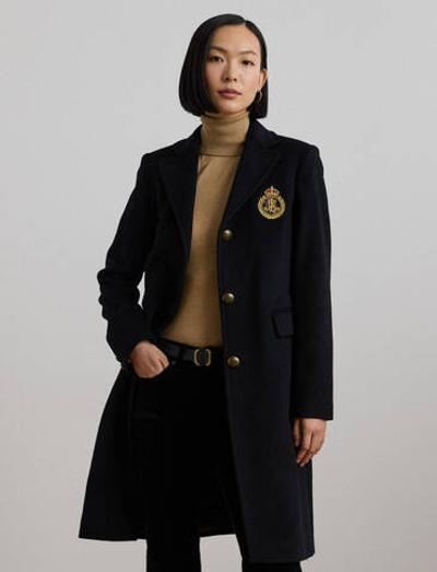 шерстяное пальто LAUREN RALPH LAUREN - черный(297958509)