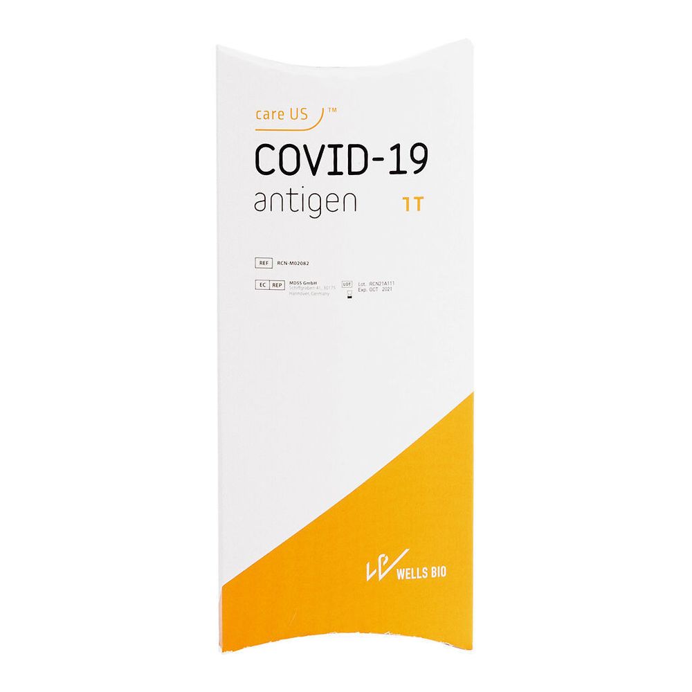 Wells Bio Экспресс-тест на антиген к коронавирусу careUS COVID-19 antigen 1 шт.