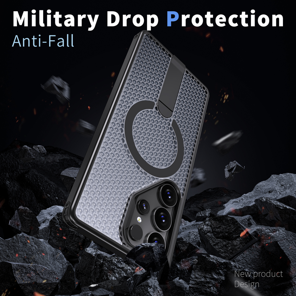Прозрачный чехол Mesh Pro Magnetic Case для Samsung Galaxy S23 Ultra