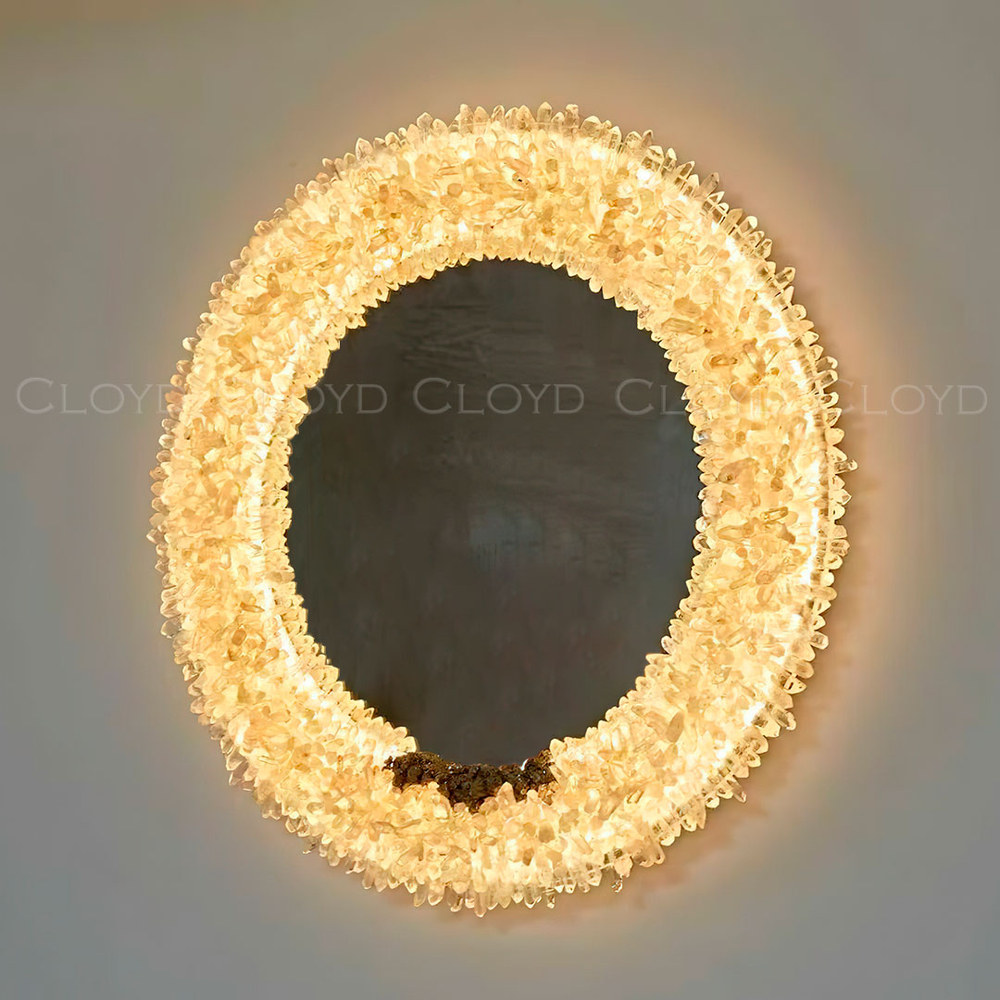 Зеркало Cloyd EDEL-C Mirror / выс. 70 см - кварц - хром (арт.50189)