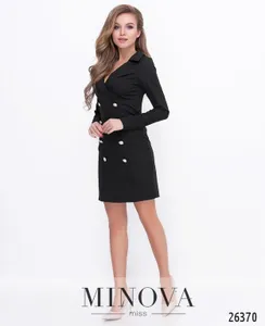 Платье 8595-черный Minova