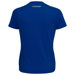 Женская теннисная футболка Head Club Basic T-Shirt - небесный