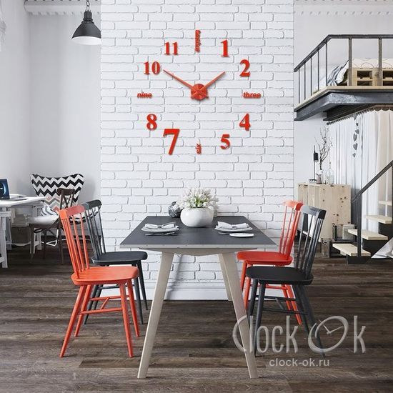 Настенные 3D часы Hi Style