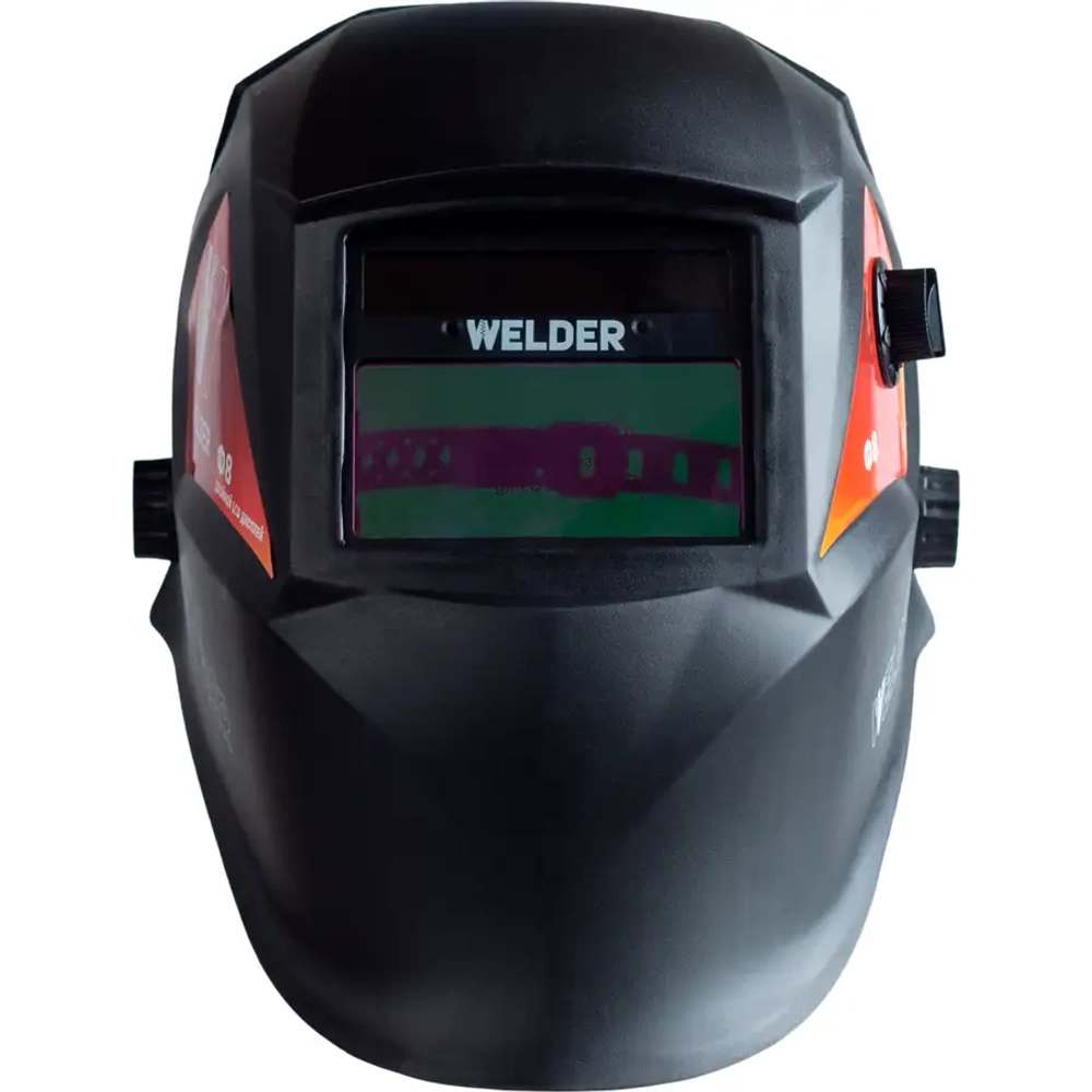 Маска сварочная WELDER ULTRA Ф8 Хамелеон 100x50 мм, DIN 4/9-13 (Внеш. регул) WDU-Ф8-П