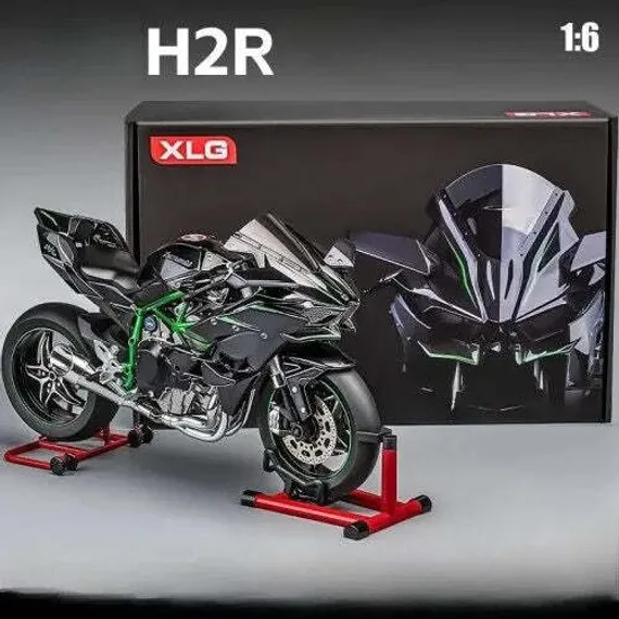 Металлическая модель мотоцикла Kawasaki H2R 1:6