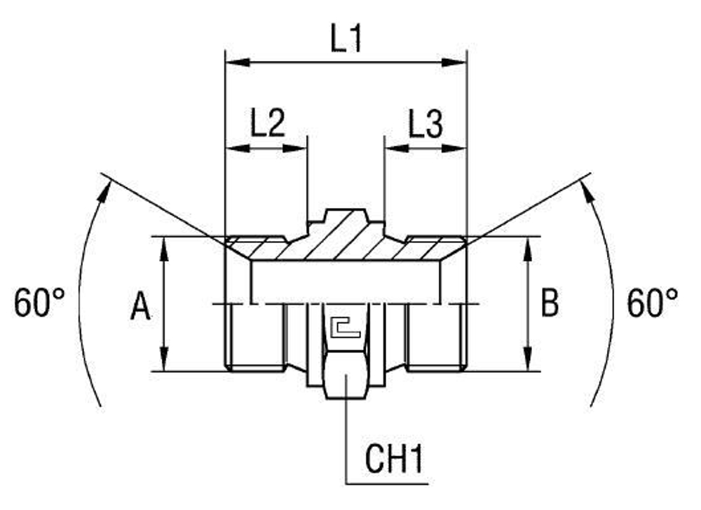 Соединение P BSP 1/4 - BSP 5/8