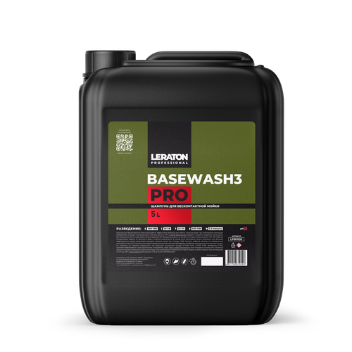 LERATON PROFESSIONAL BASEWASH3 PRO Шампунь для бесконтактной мойки 5 л