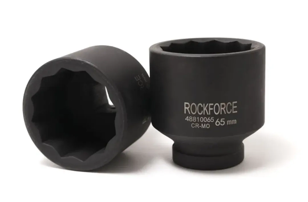 Головка ударная глубокая 1'', 65мм (12гр.) RockForce##Rock FORCE RF-48810065