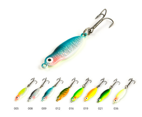 Блесна зимняя Akara Ice Lures рыбка с тройником IL015-1 1гр. 033