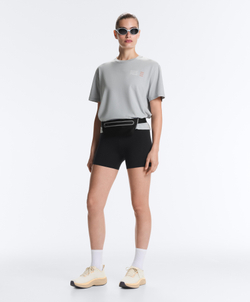 Oysho Футболка Boxy с надписью из смесового хлопка, серый