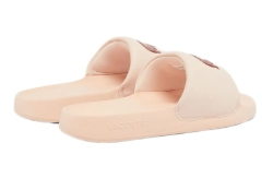 Сланцы Lacoste Serve Slide 1.0 - light pink/burgundy