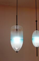 flow lighting by nao tamura for wonderglass ( clear )