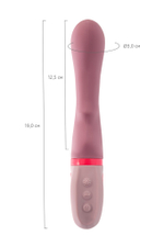 Вибратор Flovetta Rose розовый 19 см
