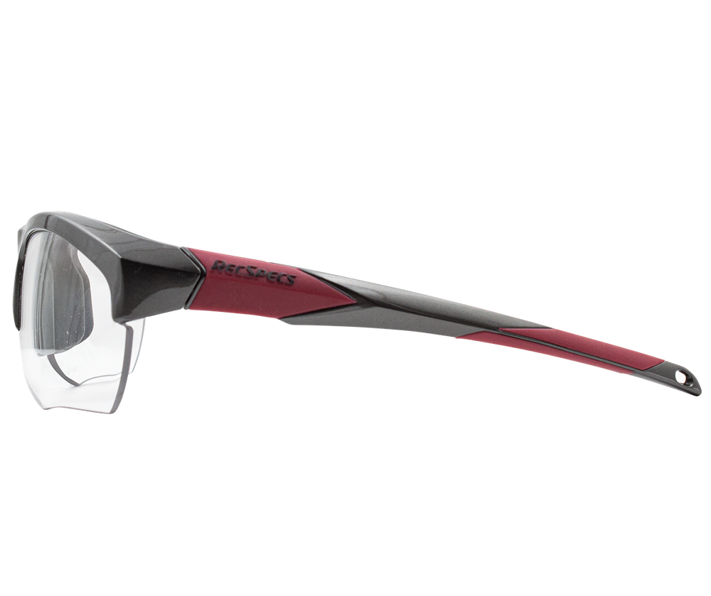 Спортивные очки с диоптриями Rec Specs / Impact / Shiny Gunmetal Red